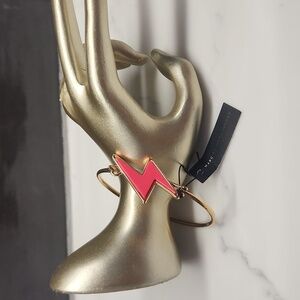 Marc By Marc Jacobs Pink Lightning Bolt Bracelet